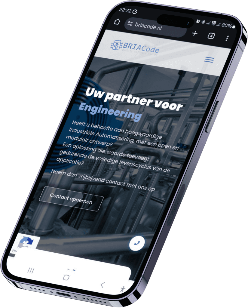 telefoon website briacode