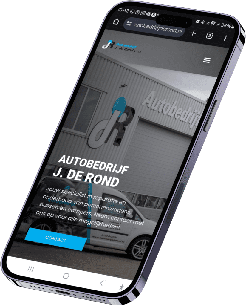 telefoon website autobedrijf j de rond
