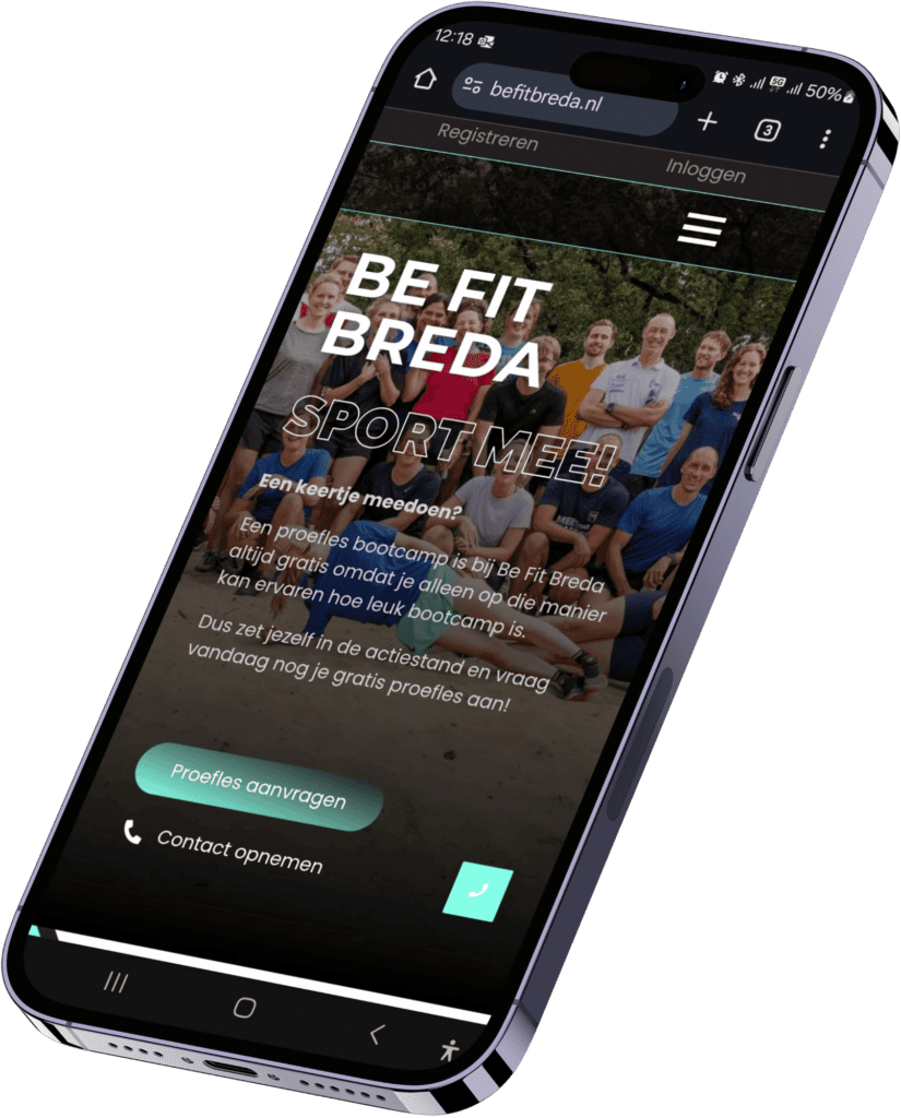telefoon website be fit breda