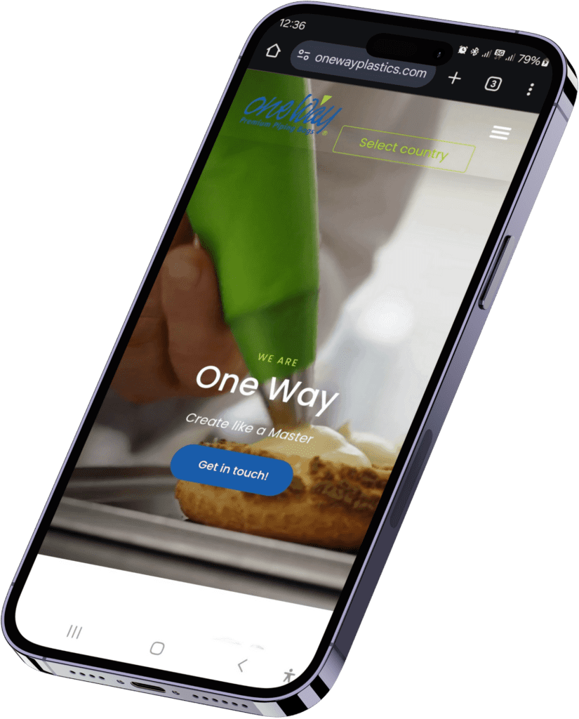 Telefoon website One Way Plastics